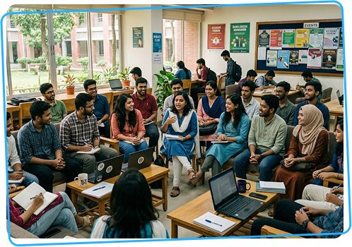 Student forum activity at RTM Al-Kabir Technical University